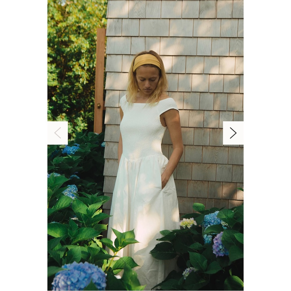 NWT FREE PEOPLE SMOCK MIDI DRESS (XS)